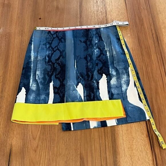 Tahari Color blocking snakeskin skirt - 2 - Picture 6 of 12